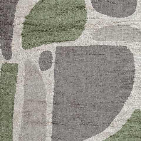 Anburgh Green/Gray/Ivory Large Rug by Ashley at Eve Furniture