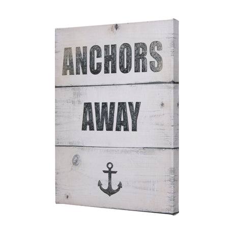 Anchors Away by Mercana Studio a Hand Embellished Textured Canvas by Mercana at Eve Furniture