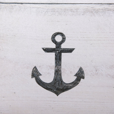 Anchors Away by Mercana Studio a Hand Embellished Textured Canvas by Mercana at Eve Furniture