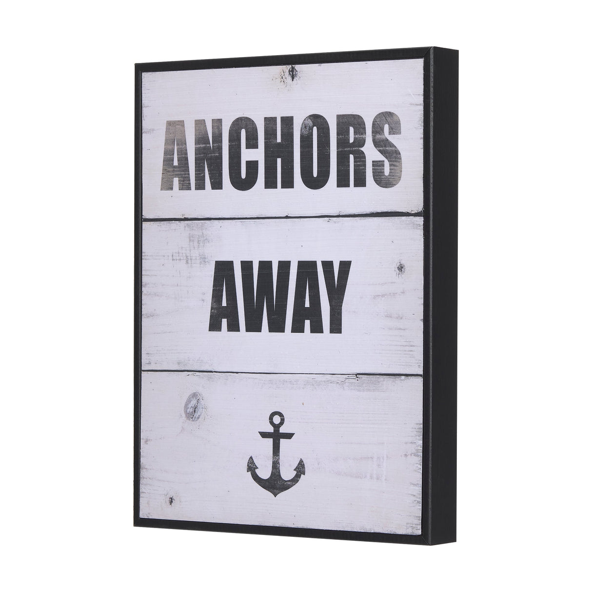 Anchors Away by Mercana Studio a Hand Embellished Textured Framed Art Print by Mercana at Eve Furniture
