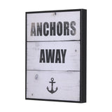 Anchors Away by Mercana Studio a Hand Embellished Textured Framed Art Print by Mercana at Eve Furniture