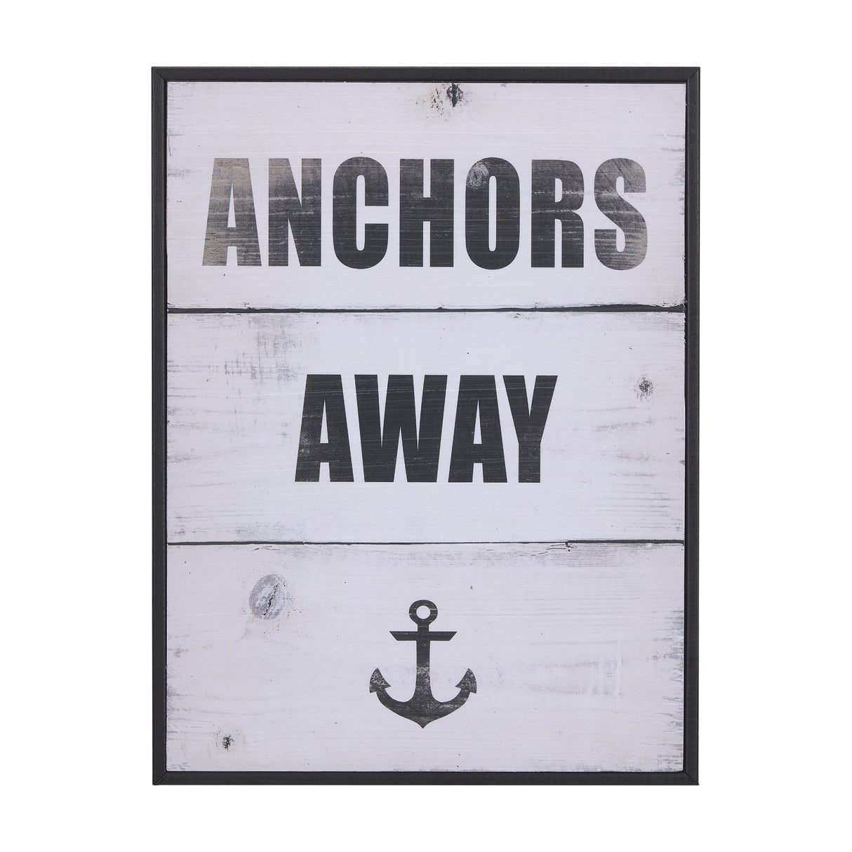 Anchors Away by Mercana Studio a Hand Embellished Textured Framed Art Print by Mercana at Eve Furniture