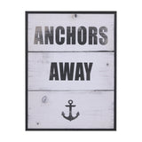 Anchors Away by Mercana Studio a Hand Embellished Textured Framed Art Print by Mercana at Eve Furniture
