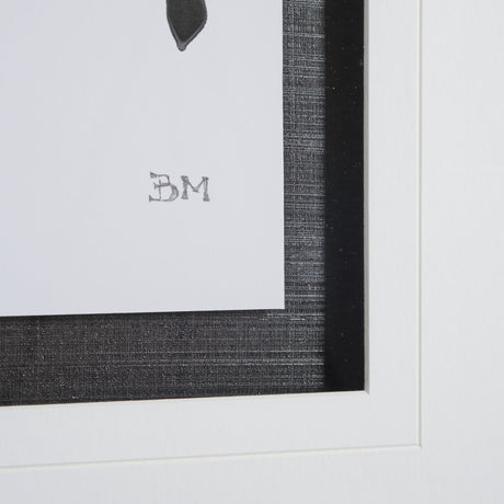 Ancient Notes I by Mercana Studio a Hand Embellished Textured Framed Art Print Matted under Glass by Mercana at Eve Furniture