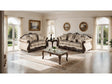 Andalusia Light Brown / Dark Cherry Upholstery Living Room Set by Furniture of America at Eve Furniture