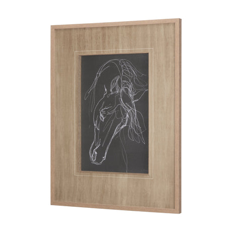 Andalusian Dark I by Mercana Studio a Hand Embellished Textured Framed Art Print Matted under Glass by Mercana at Eve Furniture