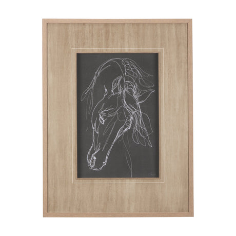 Andalusian Dark I by Mercana Studio a Hand Embellished Textured Framed Art Print Matted under Glass by Mercana at Eve Furniture