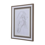 Andalusian I by Mercana Studio a Hand Embellished Textured Framed Art Print Matted under Glass by Mercana at Eve Furniture