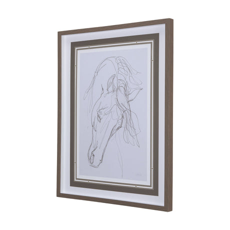 Andalusian I by Mercana Studio a Hand Embellished Textured Framed Art Print Matted under Glass by Mercana at Eve Furniture