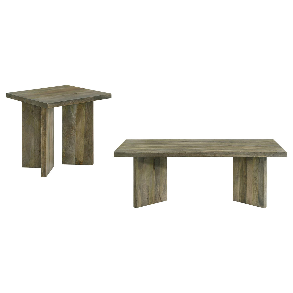 Andando Mango Brown 2-Piece Coffee and End Table Set by Coaster at Eve Furniture