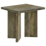Andando Mango Brown Rectangular Solid Wood End Table by Coaster at Eve Furniture