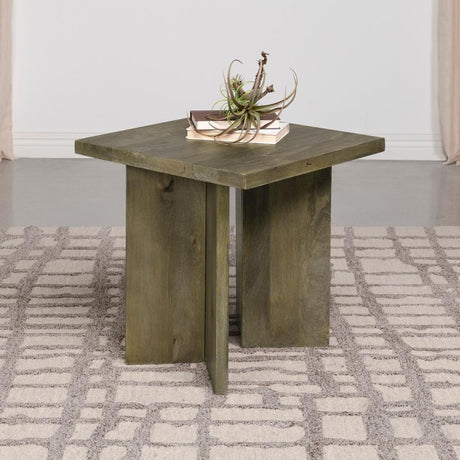 Andando Mango Brown Rectangular Solid Wood End Table by Coaster at Eve Furniture