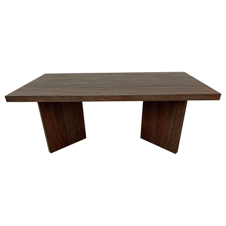 Andando Rectangular Solid Wood Coffee Table Mango Brown by Coaster at Eve Furniture