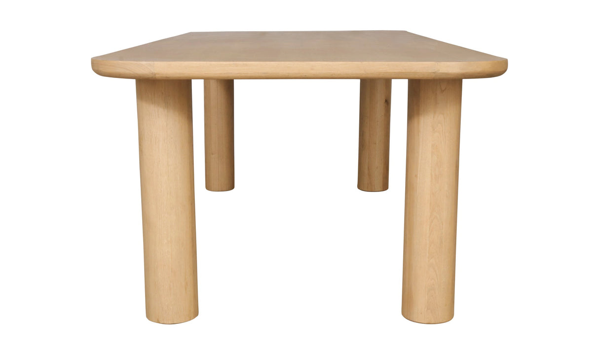 Anders Dining Table Large Natural by Moe's Home at Eve Furniture