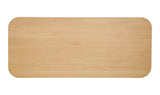 Anders Dining Table Large Natural by Moe's Home at Eve Furniture
