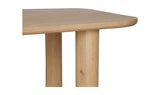 Anders Dining Table Large Natural by Moe's Home at Eve Furniture