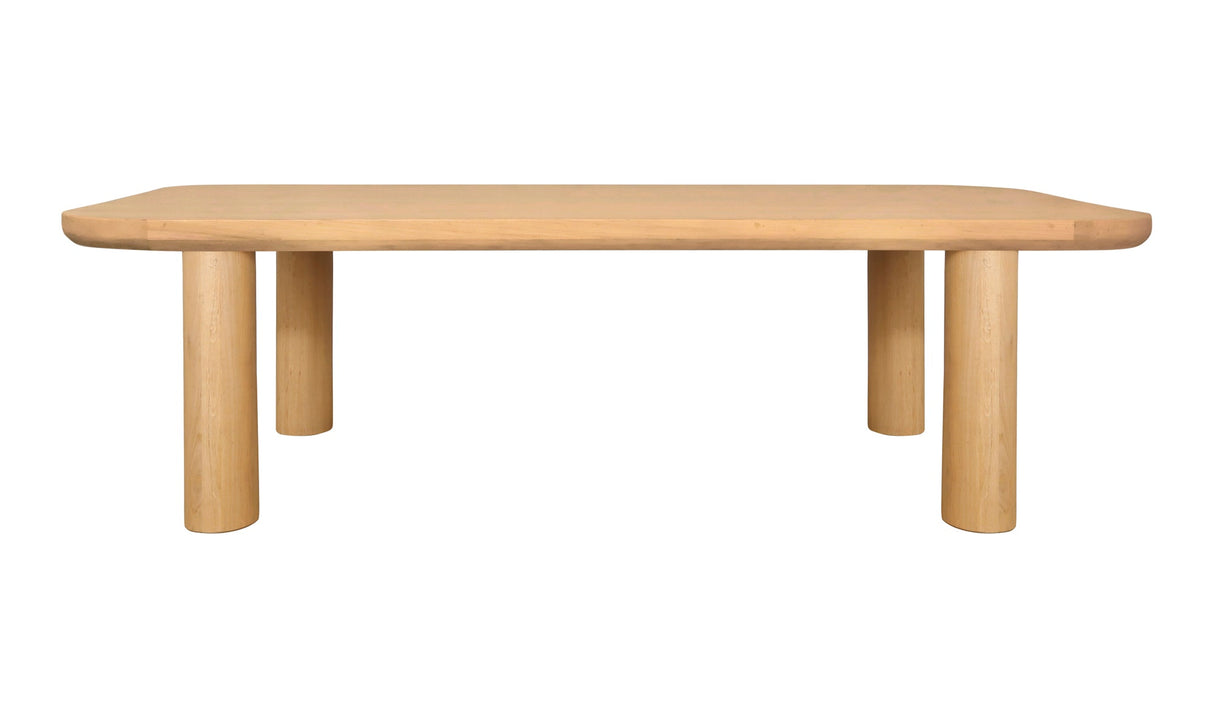 Anders Dining Table Large Natural by Moe's Home at Eve Furniture