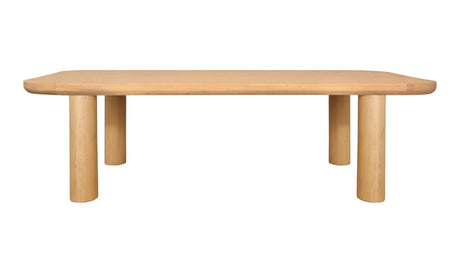 Anders Dining Table Large Natural by Moe's Home at Eve Furniture