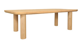 Anders Dining Table Large Natural by Moe's Home at Eve Furniture