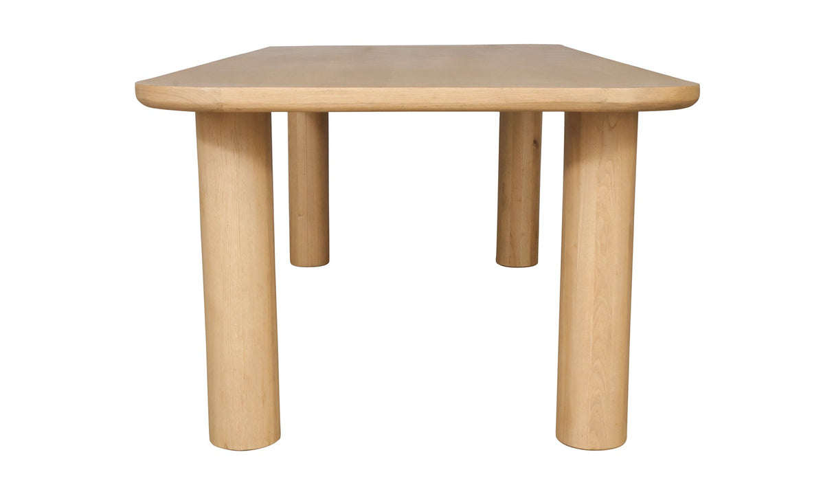 Anders Dining Table Small Natural by Moe's Home at Eve Furniture