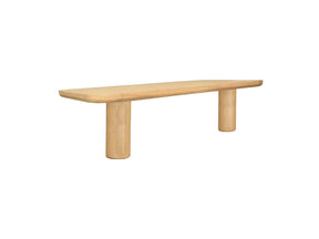 Anders Natural Small Dining Bench by Moe's Home at Eve Furniture