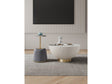 Anderson Coffee Table and End Table 1.0 in Cream and Grey (set of 2) by Manhattan Comfort at Eve Furniture