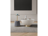 Anderson Coffee Table and End Table 1.0 in Cream and Grey (set of 2) by Manhattan Comfort at Eve Furniture
