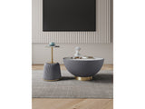 Anderson Coffee Table and End Table 1.0 in Grey (set of 2) by Manhattan Comfort at Eve Furniture