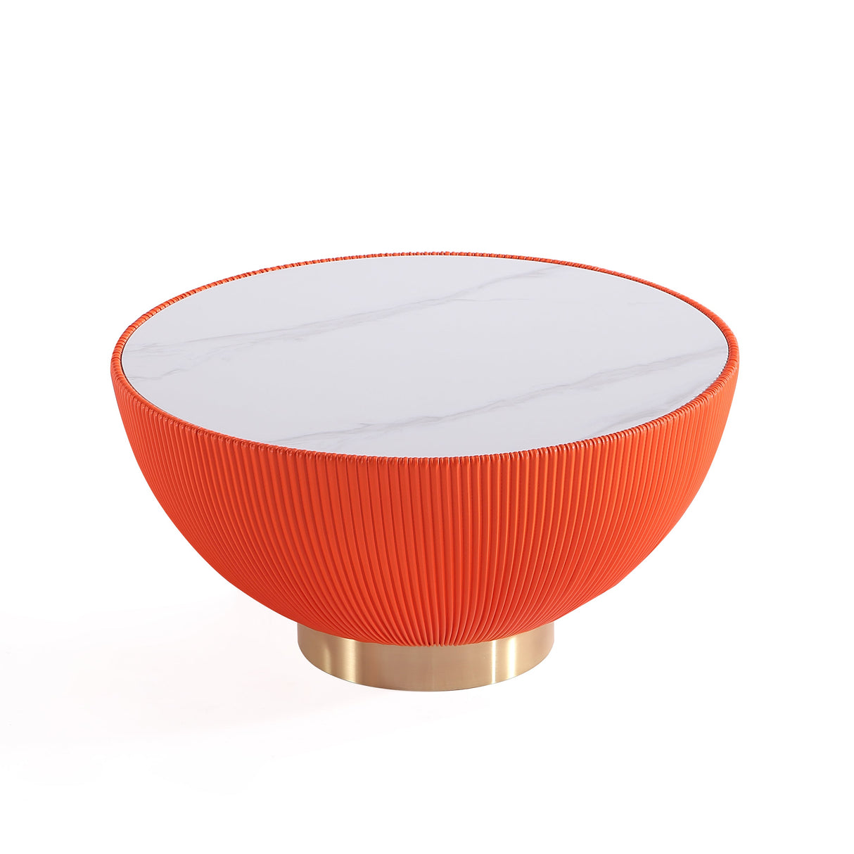 Anderson Coffee Table and End Table 1.0 in Orange (set of 2) by Manhattan Comfort at Eve Furniture