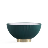 Anderson Coffee Table and End Table 2.0 in Green (set of 2) by Manhattan Comfort at Eve Furniture