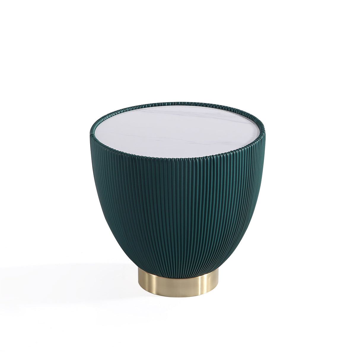 Anderson Coffee Table and End Table 2.0 in Green (set of 2) by Manhattan Comfort at Eve Furniture