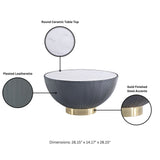 Anderson Coffee Table and End Table 2.0 in Grey (set of 2) by Manhattan Comfort at Eve Furniture