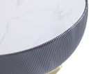 Anderson Coffee Table and End Table 2.0 in Grey (set of 2) by Manhattan Comfort at Eve Furniture