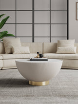 Anderson Coffee Table in Cream by Manhattan Comfort at Eve Furniture