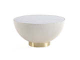 Anderson Coffee Table in Cream by Manhattan Comfort at Eve Furniture