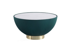 Anderson Coffee Table in Green by Manhattan Comfort at Eve Furniture