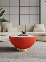 Anderson Coffee Table in Orange by Manhattan Comfort at Eve Furniture