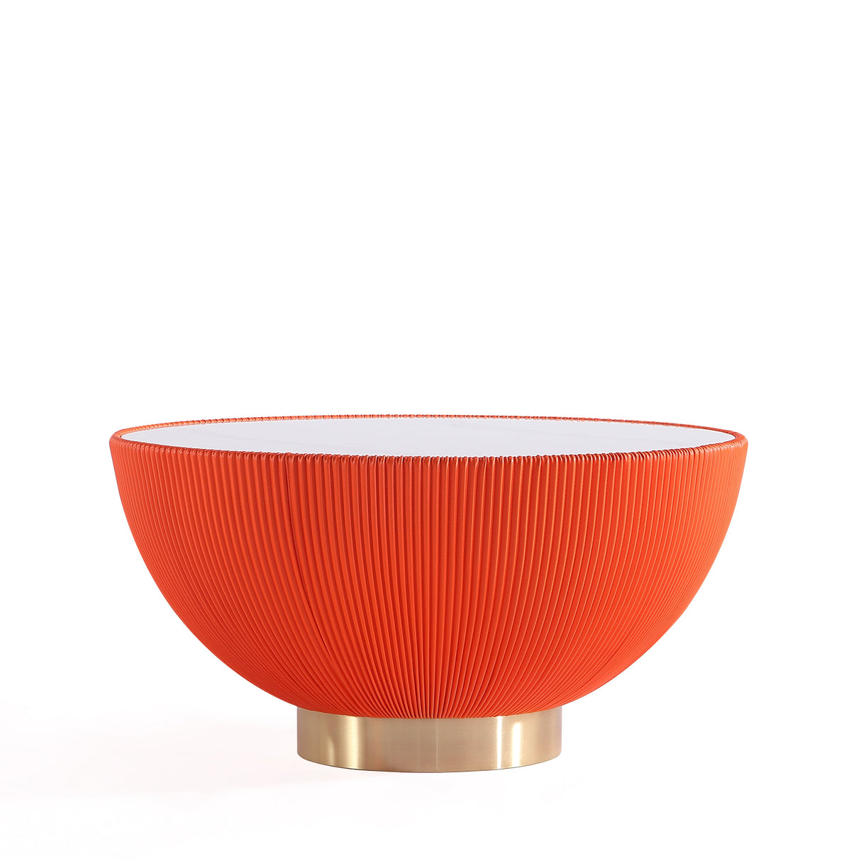 Anderson Coffee Table in Orange by Manhattan Comfort at Eve Furniture