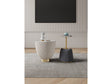 Anderson End Table 1.0 and End Table 2.0 in Cream and Grey (set of 2) by Manhattan Comfort at Eve Furniture