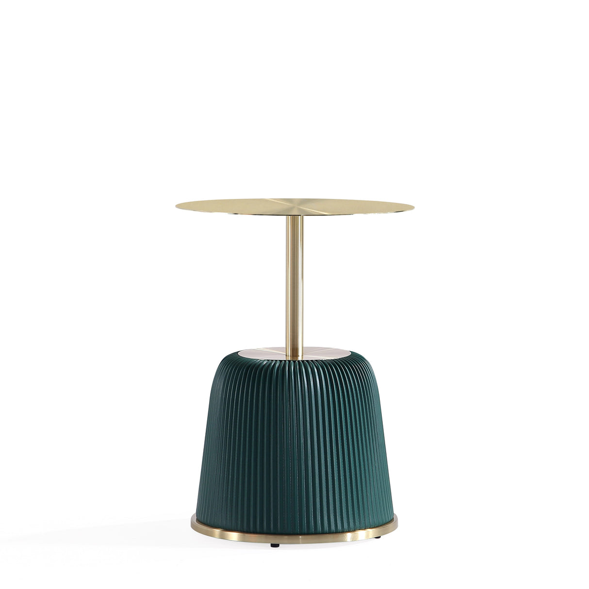 Anderson End Table 1.0 and End Table 2.0 in Green (set of 2) by Manhattan Comfort at Eve Furniture