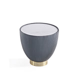 Anderson End Table 1.0 and End Table 2.0 in Grey (set of 2) by Manhattan Comfort at Eve Furniture