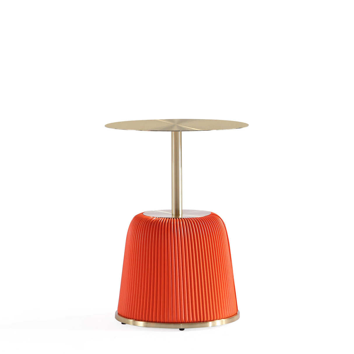 Anderson End Table 1.0 and End Table 2.0 in Orange (set of 2) by Manhattan Comfort at Eve Furniture