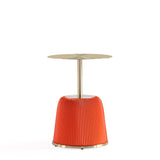 Anderson End Table 1.0 and End Table 2.0 in Orange (set of 2) by Manhattan Comfort at Eve Furniture