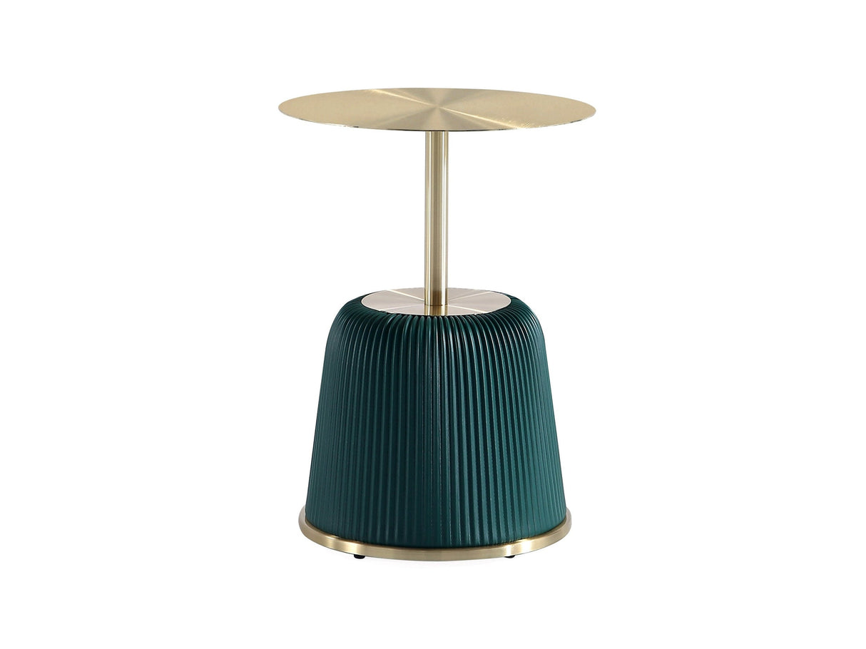 Anderson End Table 1.0 in Green by Manhattan Comfort at Eve Furniture