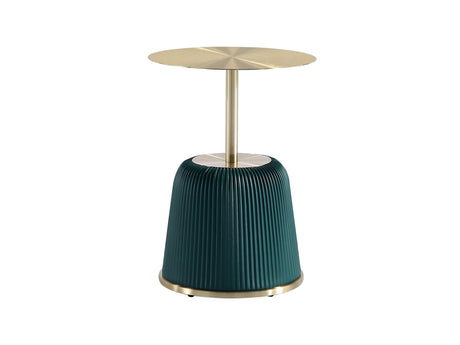 Anderson End Table 1.0 in Green by Manhattan Comfort at Eve Furniture
