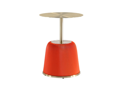 Anderson End Table 1.0 in Orange by Manhattan Comfort at Eve Furniture