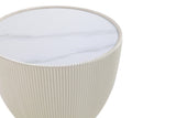 Anderson End Table 2.0 in Cream (Set of 2) by Manhattan Comfort at Eve Furniture