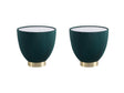 Anderson End Table 2.0 in Green (Set of 2) by Manhattan Comfort at Eve Furniture