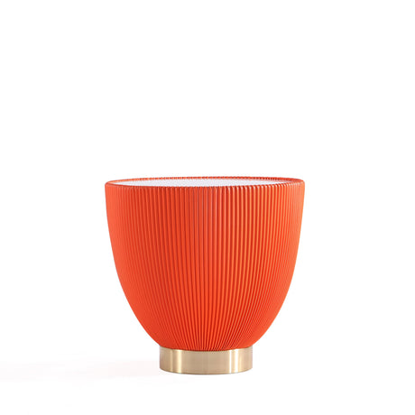 Anderson End Table 2.0 in Orange by Manhattan Comfort at Eve Furniture