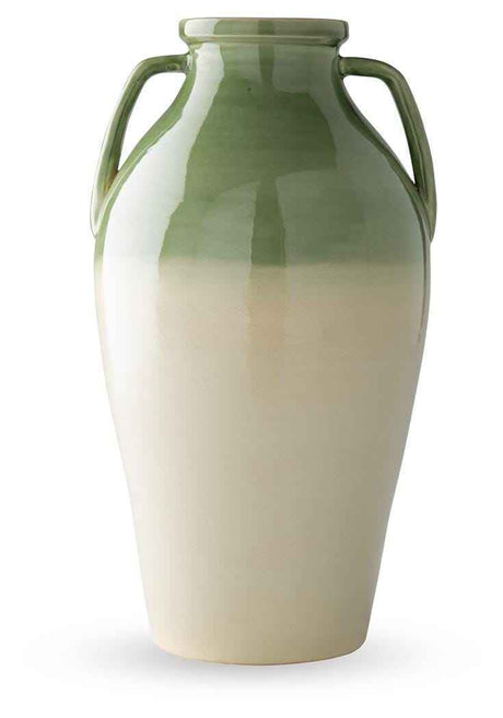 Andorbury Green & Beige Vase by Ashley at Eve Furniture